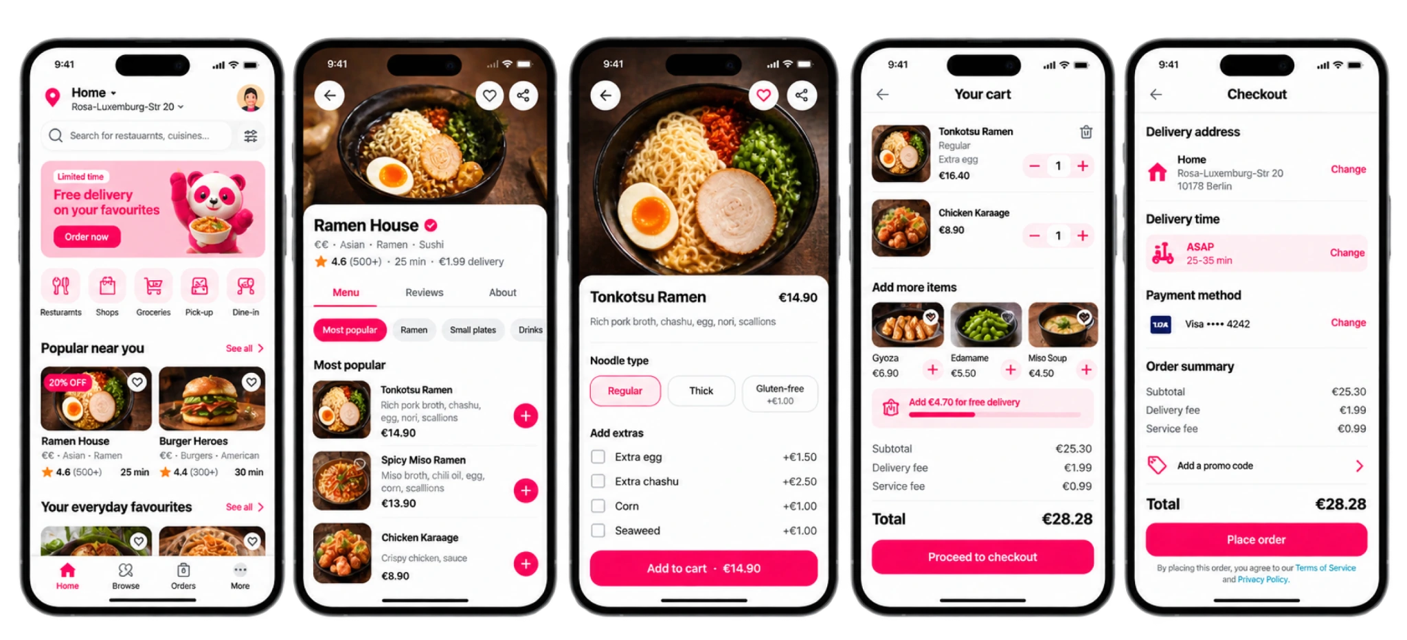 Bento patterns across the customer ordering journey